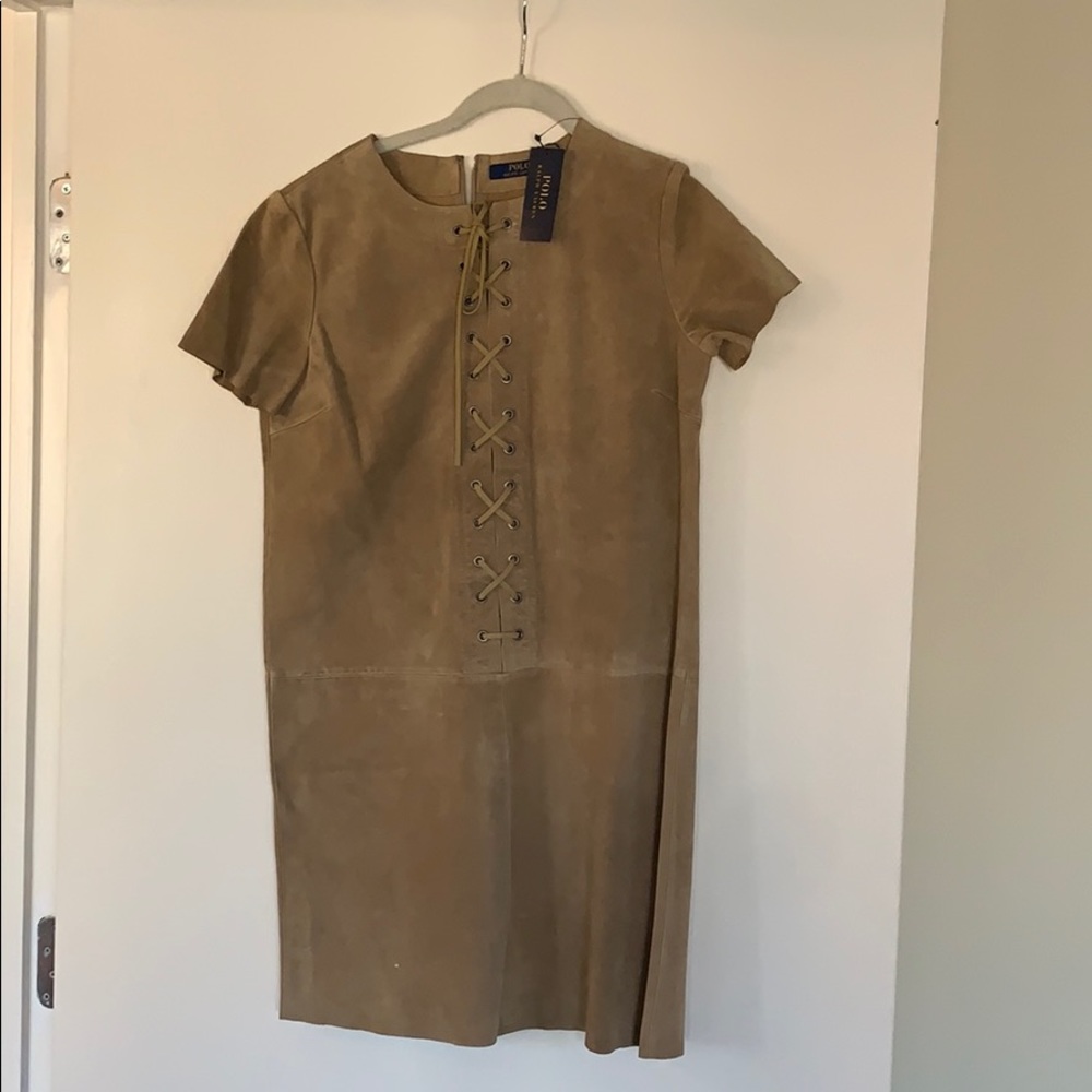 Polo Ralph Lauren Suede Mini Dress